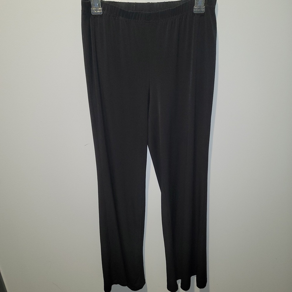 Rafael Sport Women's Size M Black Straight Leg Pull On Pants